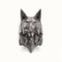 Bague Loup Origami (Acier)